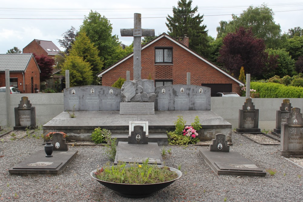 Belgische & Commonwealth Oorlogsgraven Blandain