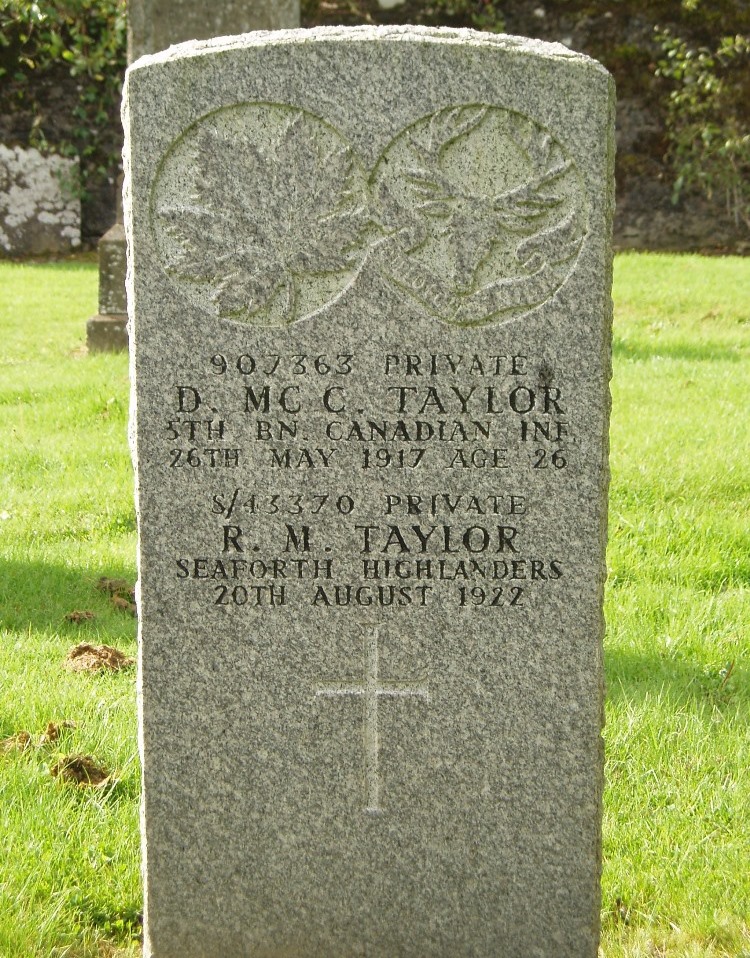 Commonwealth War Grave Braco Churchyard