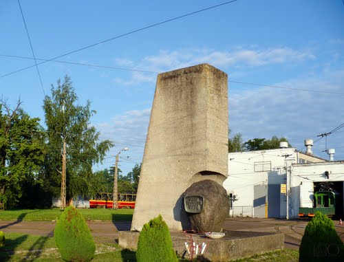 Monument Trambestuurders Lodz