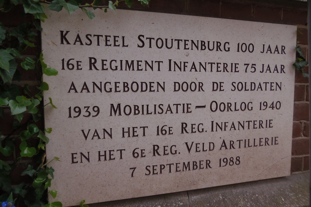 Gedenkteken 16e Regiment Infanterie Stoutenburg