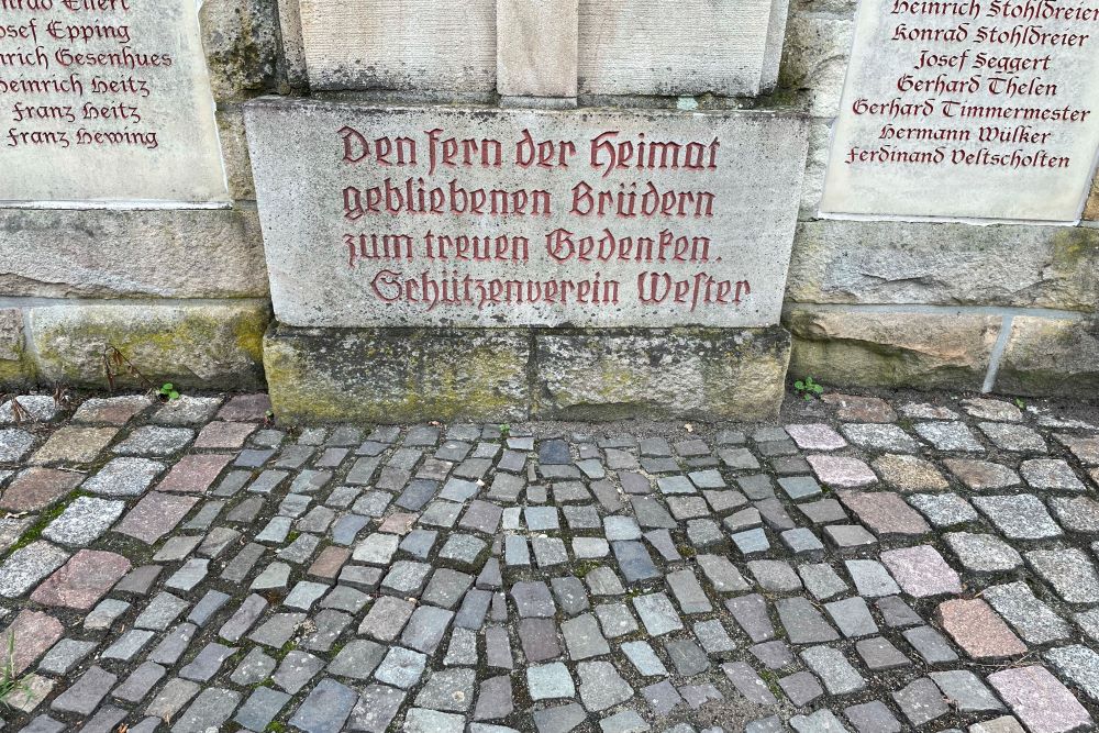 Monument Schutzenverein Wester #3