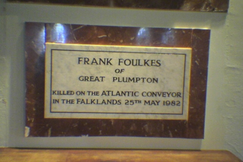 Gedenkteken Frank Foulkes