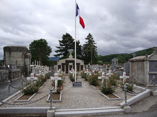 Franse Oorlogsgraven La Salvetat-sur-Agout