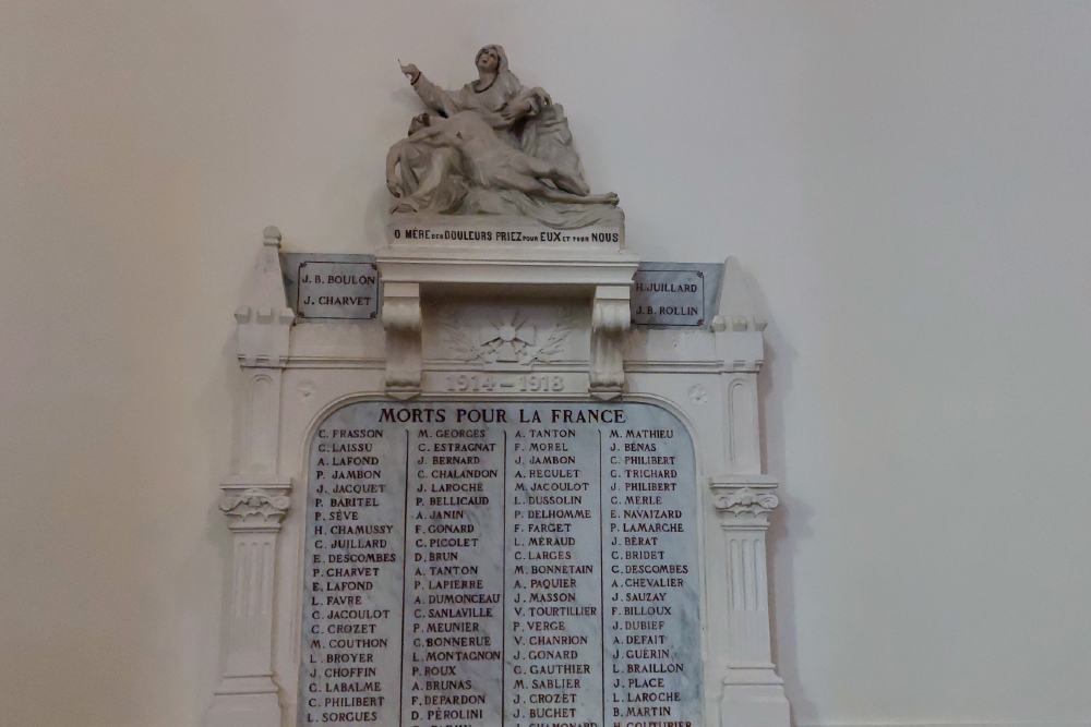 Oorlogsmonument glise Saint-Pierre de Romanche-Thorins #2