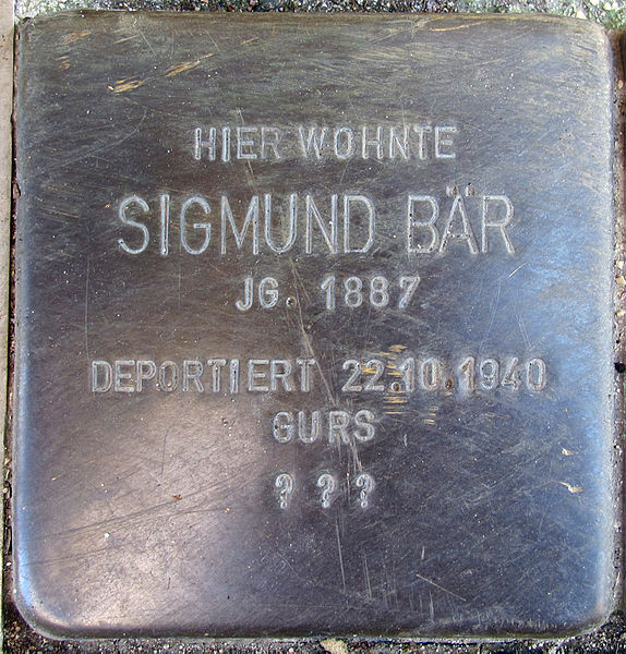 Stolpersteine Apothekenstrasse 4 #2