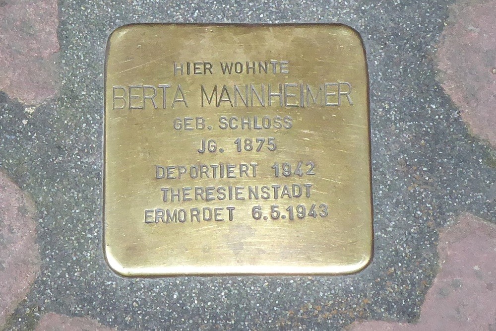 Stolpersteine Hauptstrasse 147 #5