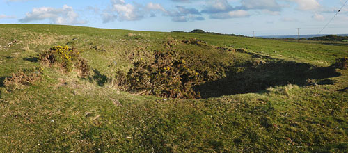 Bomb Crater Crownhill Down