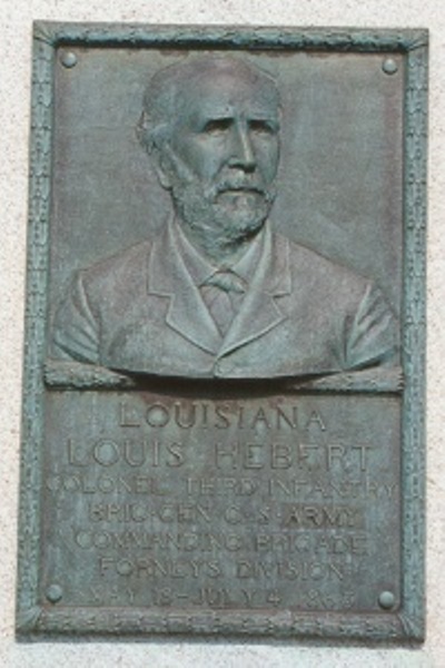 Gedenkteken Colonel Louis Hebert (Confederates)