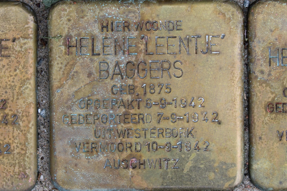 Stolpersteine Topaasstraat 7 #3