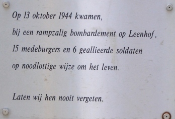 War Memorial Bombardment of Leenhof #2