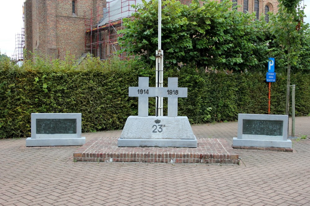 Monument Belgische Regimenten Slag bij Houthulst