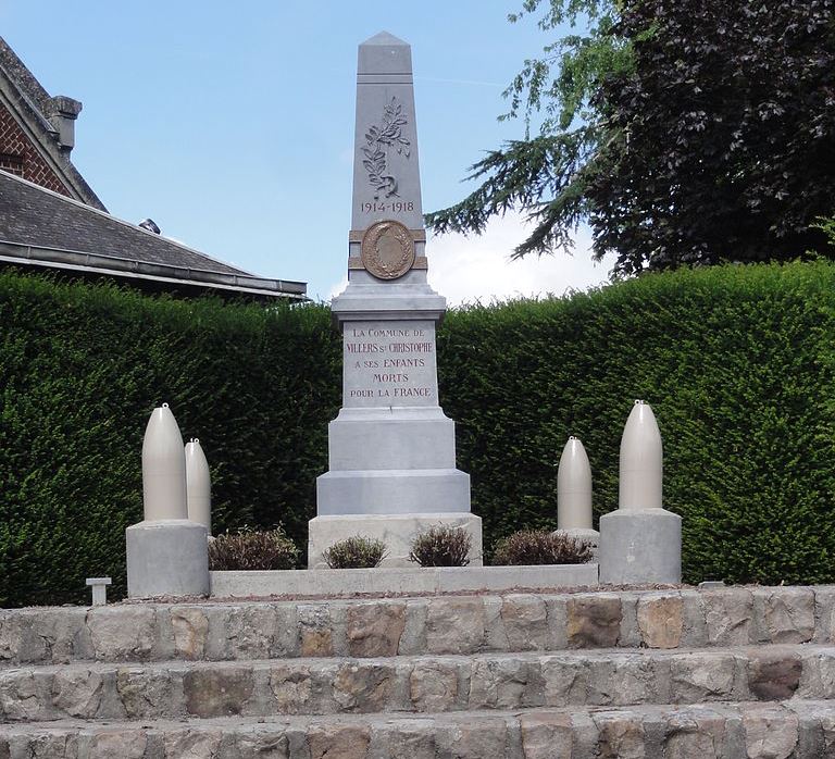 War Memorial Villers-Saint-Christophe