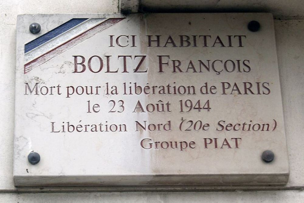 Memorial Franois Boltz