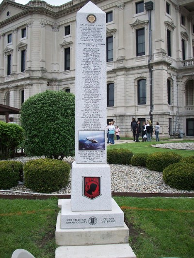Monument Vietnam-Oorlog Grant County