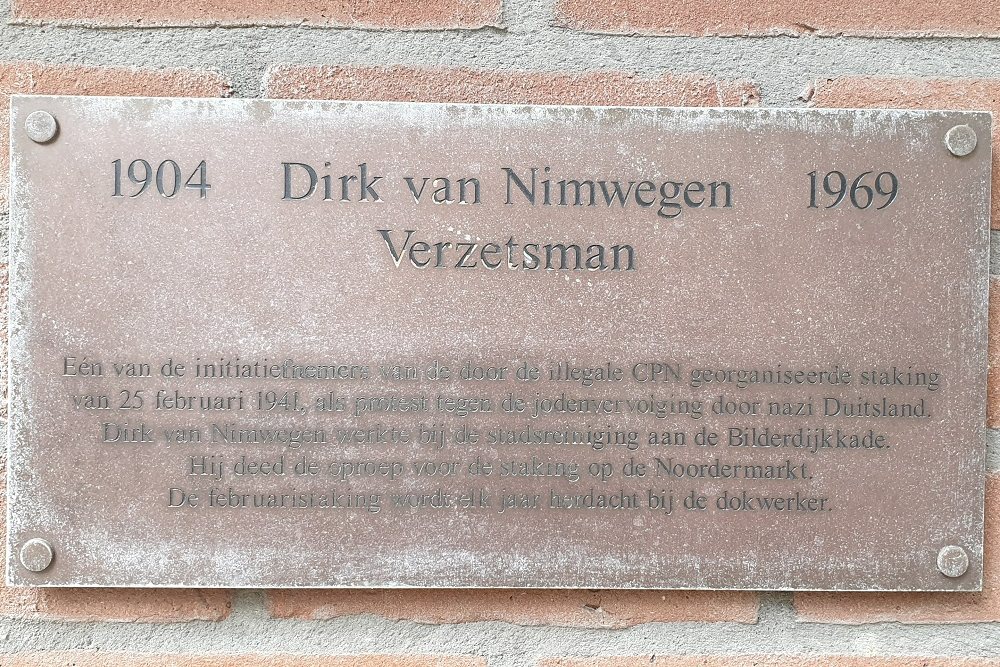 Monument Dirk Van Nimwegencentrum