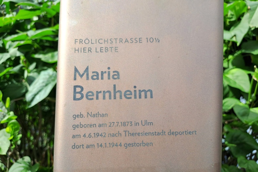 Gedenkteken Bernheim  Augsburg #1