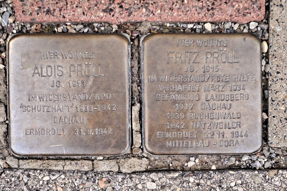 Stolpersteine Reischlestrasse 33