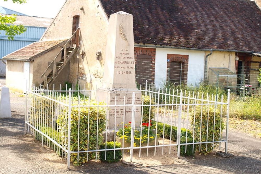 Monument Eerste Wereldoorlog Champoulet