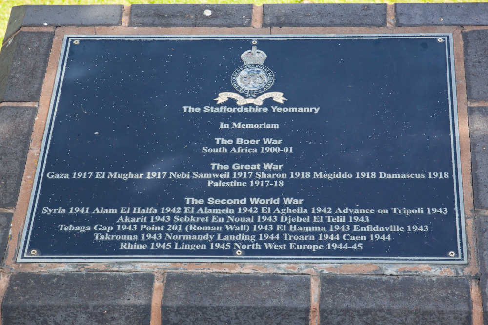 Memorial The Staffordshire Yeomanry