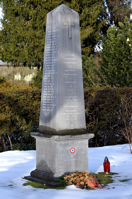 Memorial French Soldiers Bern
