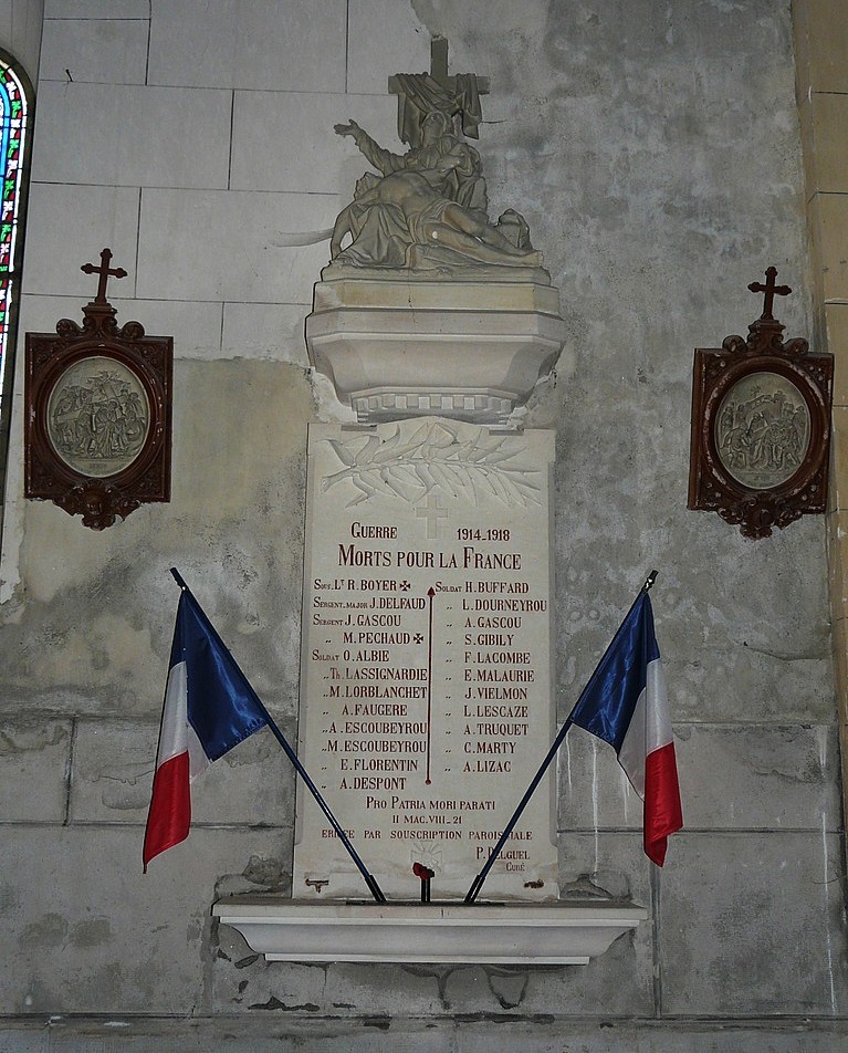 Monument Eerste Wereldoorlog Saint-Cybranet