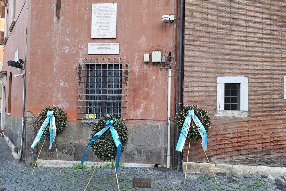 Gedenkteken aan het Museo della Shoah Roma #1