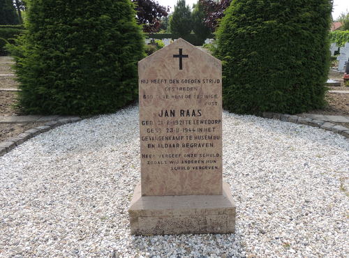 Symbolic Dutch War Grave Lewedorp