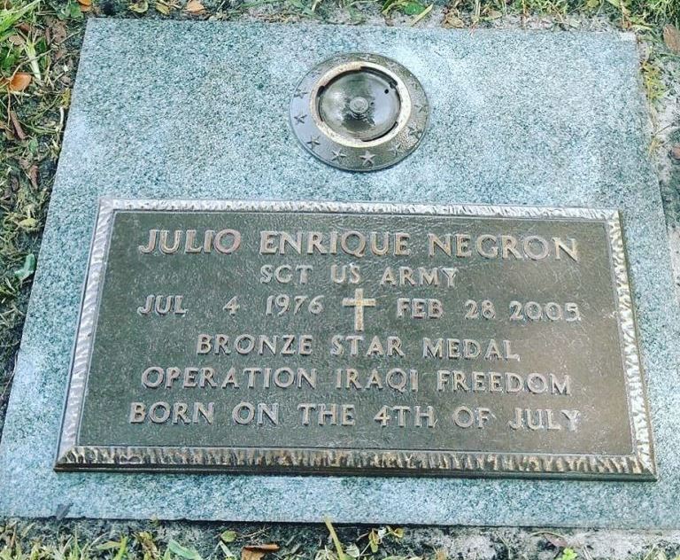 American War Grave Lauderdale Memorial Park