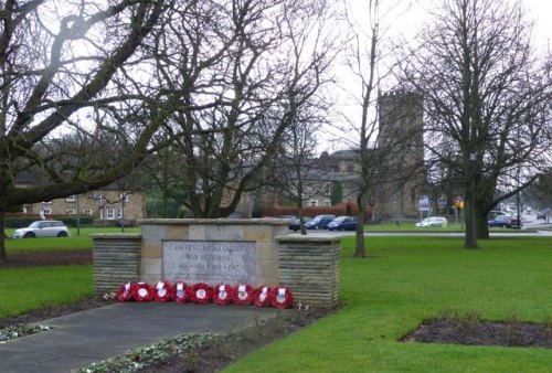 War Memorial Lanchester and District
