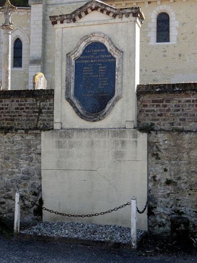 Oorlogsmonument Montreuil-sur-Thrain