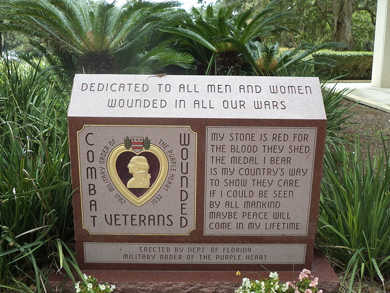 Purple Heart Monument Tallahassee