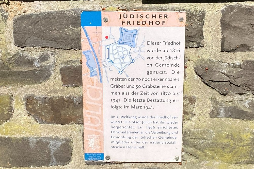 Memorial Jewish Cemetery Jlich #3