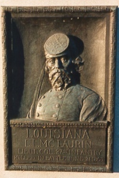Gedenkteken Lieutenant Colonel L. L. McLaurin (Confederates)