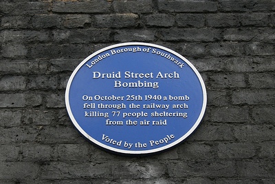 Memorial Bombardment Druid Street