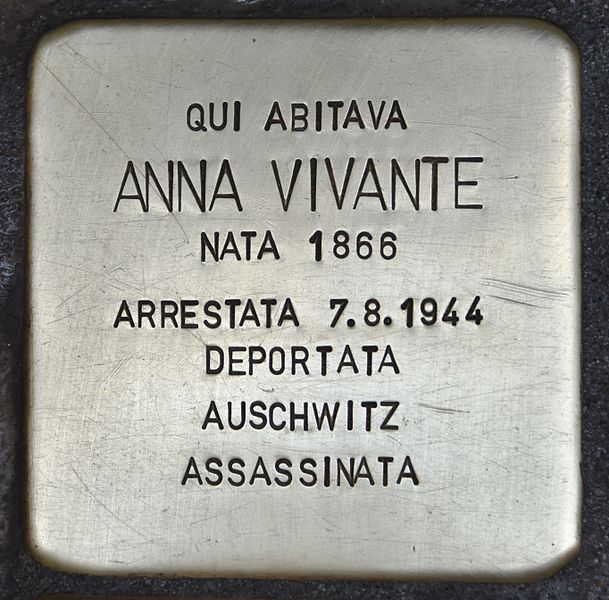 Stolpersteine Calle Scaleta 6039 #2