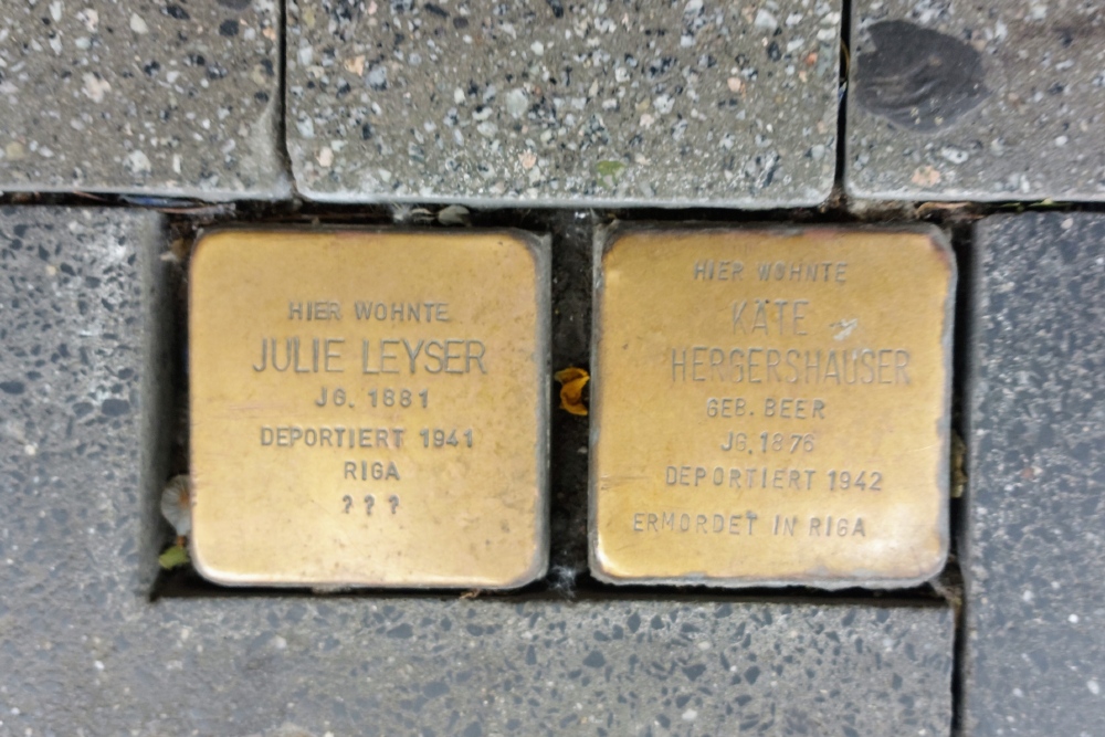 Stolperstein Engerserstrae 25