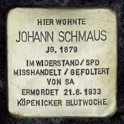 Stolpersteine Schmausstrae 2 #3