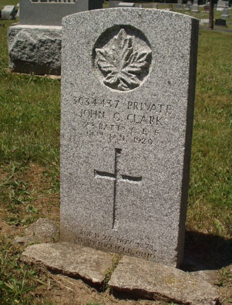 Commonwealth War Grave Calvary Cemetery