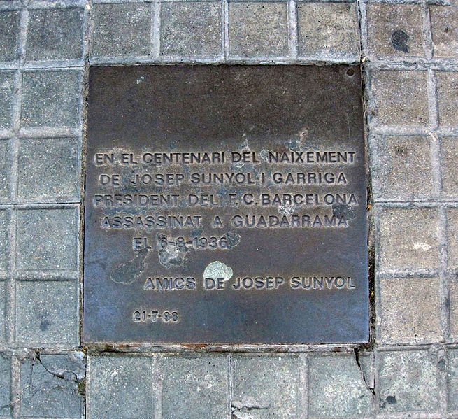 Monument Josep Sunyol i Garriga
