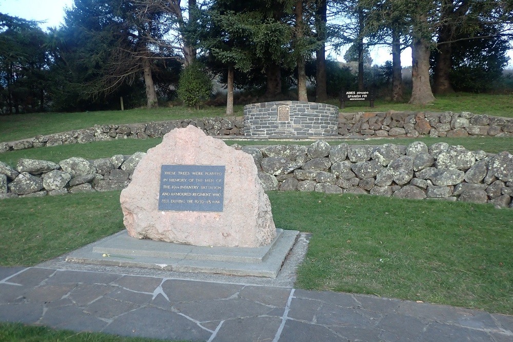 Memorial To The 19th Infantry Battalion And Armoured Regiment