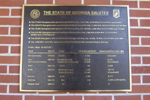 Gedenkteken Omgekomen Inwoners van Georgia