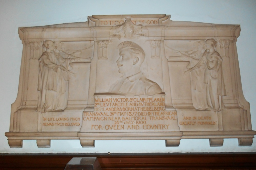 Monument Lt. William Victor St Clair McLaren