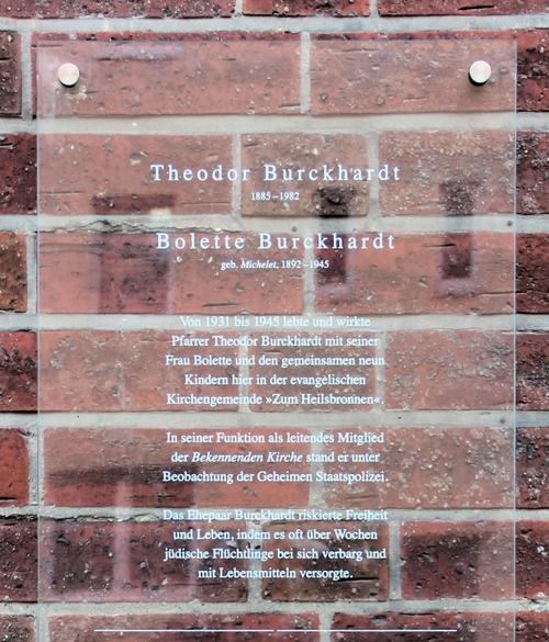 Gedenkteken Theodor Burckhardt