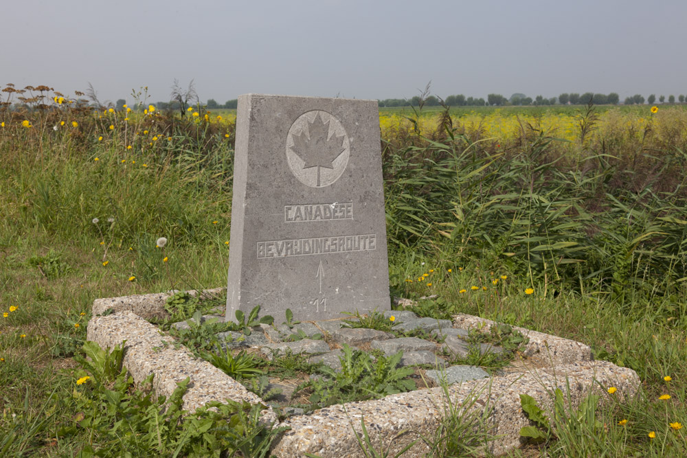 Marker No. 11 Canadian Liberation Route