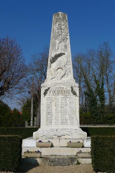 War Memorial Fouqueure