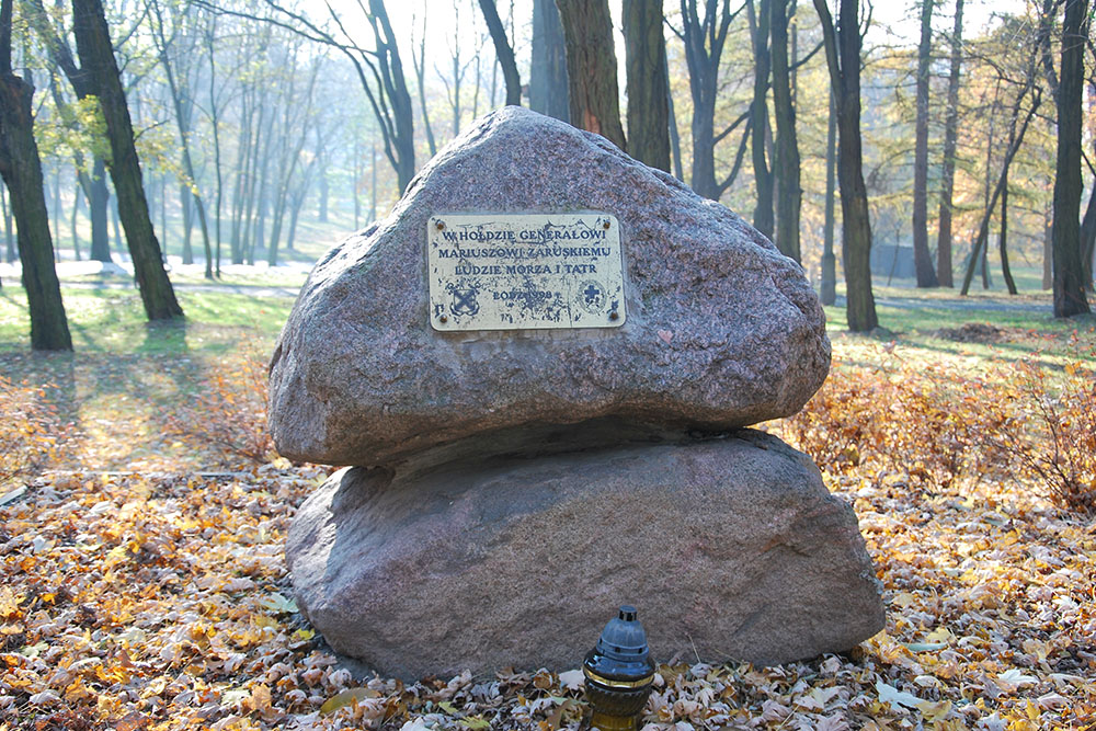 Memorial Stone General Mariusz Zaruski