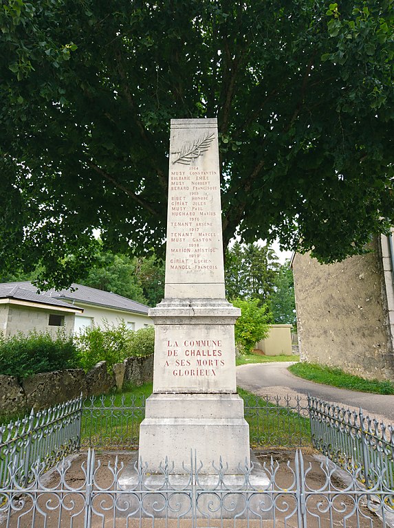 War Memorial Challes-la-Montagne
