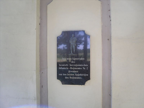 Memorial Bosnian Infantrie-Regiment II