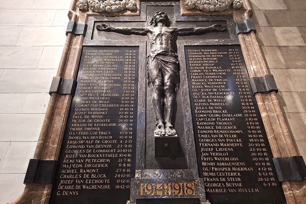 War Memorial Ghent Onze-Lieve-Vrouw Sint-Pieters Church #4