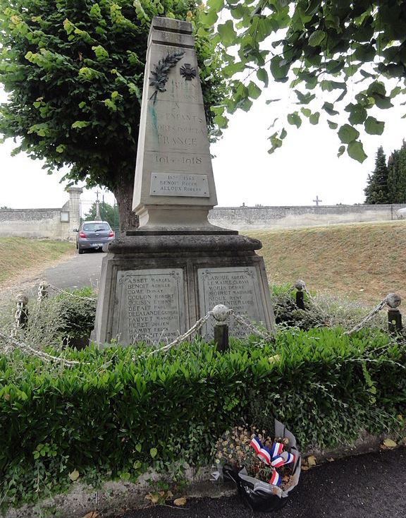 Oorlogsmonument Billy-sur-Aisne #1